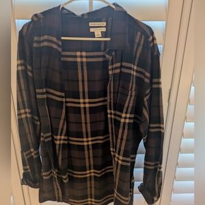 Amazon Essentials Plaid Button-Up Shirt